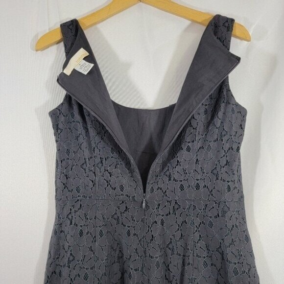 Tabitha Dress Size 6 Womens‎ Lacy Round Neckline Sleeveless Lined Cotton Blend - Picture 8 of 9